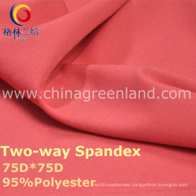 190t Polyester Spandex Dyeing Fabric for Fashion Garment (GLLML238)
